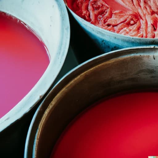 Colorful textile dye close-up