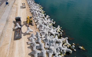 Tuyến đê kè sinh thái ven biển Bến Tre – Sóc Trăng